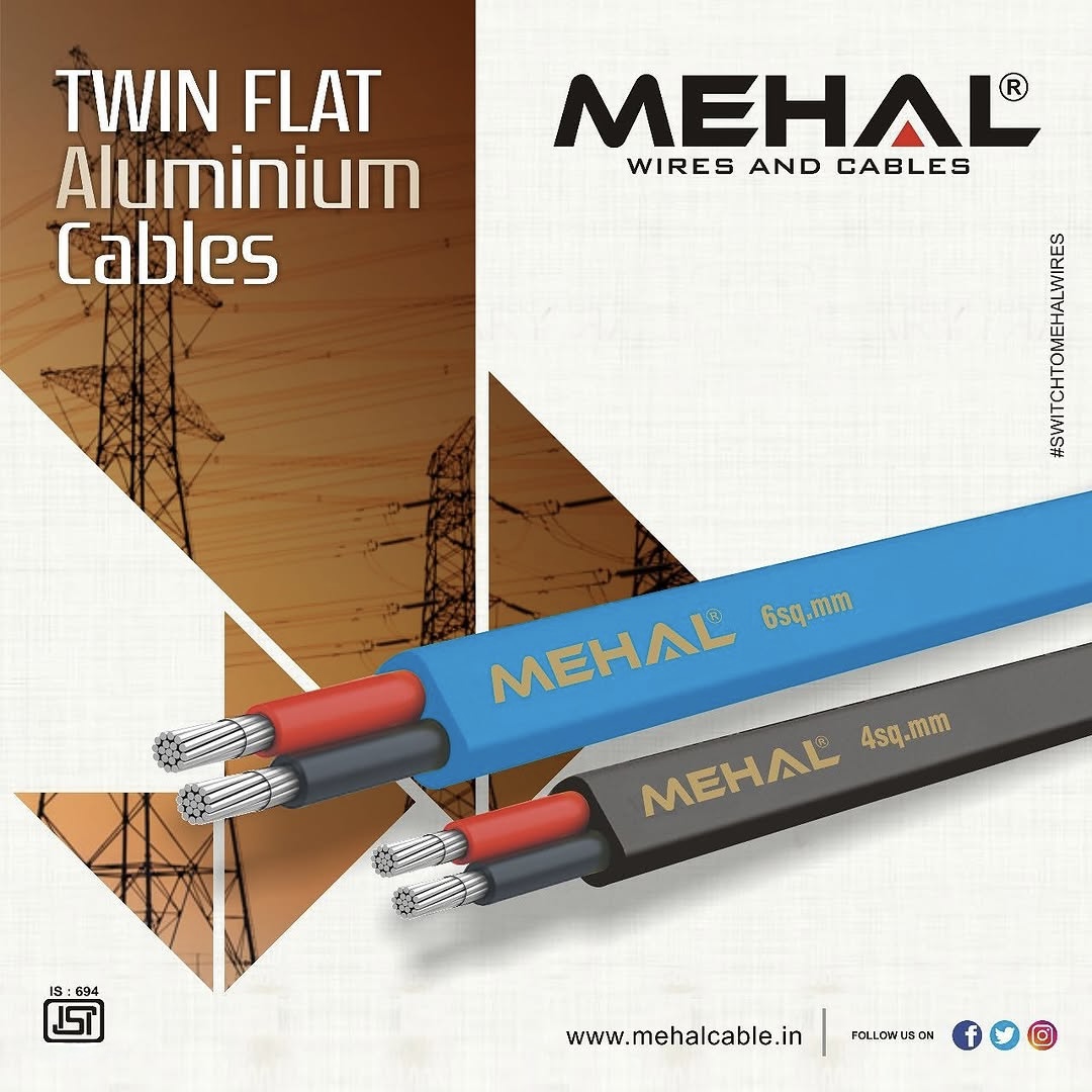 Al Twin Flat Cable