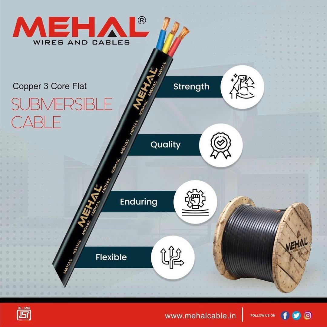 3 Core Flat Cable